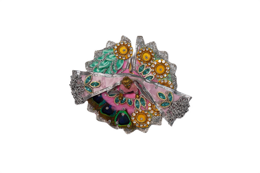 Elegant Handmade Krishna Dress Set – Designer Stone Work Poshak for Laddu Gopal / Bal Gopal RK STORE