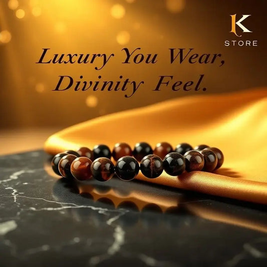 Tiger Eye Confidence & Protection Bracelet – Clarity, Focus, Stress Relief