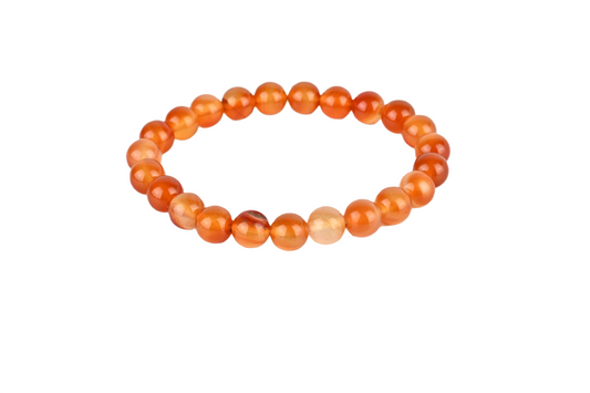 Orange Carnelian Motivation Bracelet – Confidence, Creativity, and Vitality Boost | Sacral Energy Activation
