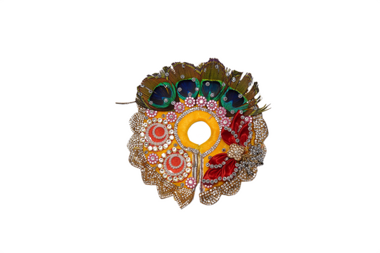 Elegant Handmade Krishna Dress Set – Designer Stone Work Poshak for Laddu Gopal / Bal Gopal