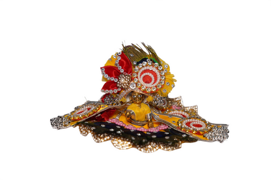 Elegant Handmade Krishna Dress Set – Designer Stone Work Poshak for Laddu Gopal / Bal Gopal